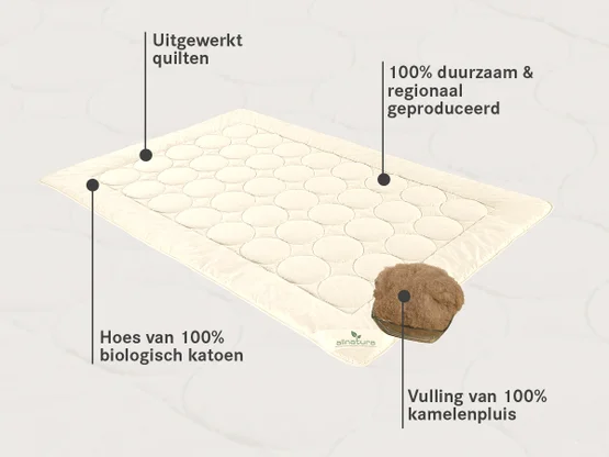 Voordelen van het licht dekbed van kamelenhaar Cammello