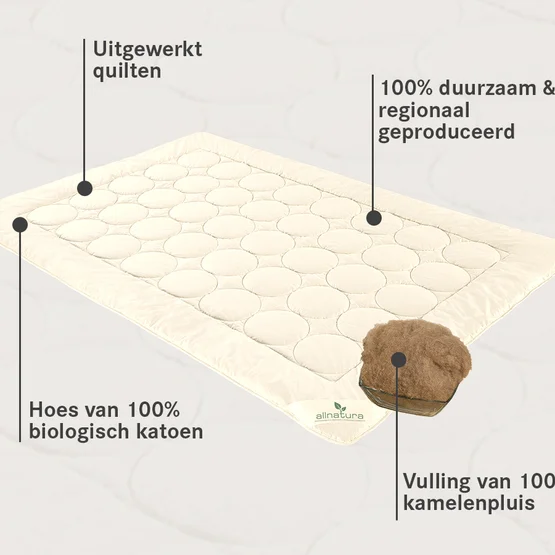 Voordelen van het licht dekbed van kamelenhaar Cammello
