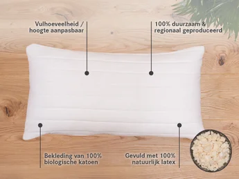 Polydaun Liv medium hoofdkussen - Synthetisch