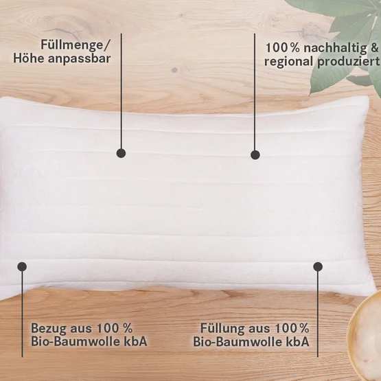 Vorteile vom Baumwoll-Kopfkissen Cotona-Medicott