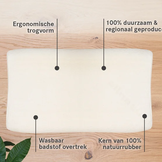 Bijzonderheden van het neksteunkussen Sana-Vario 2