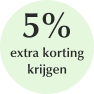 Krijg een extra 5% korting