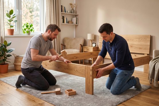 Aufbauservice für Betten, Kleiderschränke und Regale