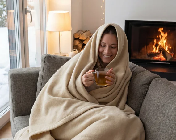 1 von 50 Plüschdecken gewinnen - jede Februar-Bestellung bei allnatura nimmt teil