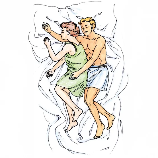 Die Löffelchen-Haltung