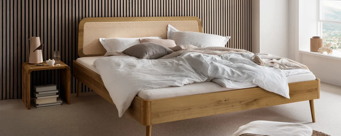 Tot 20% korting op massief houten bedden en nachtkastjes