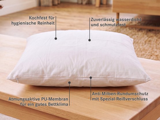 Kissen-Encasing "Amparo" – pflegeleicht für empfindliche Haut