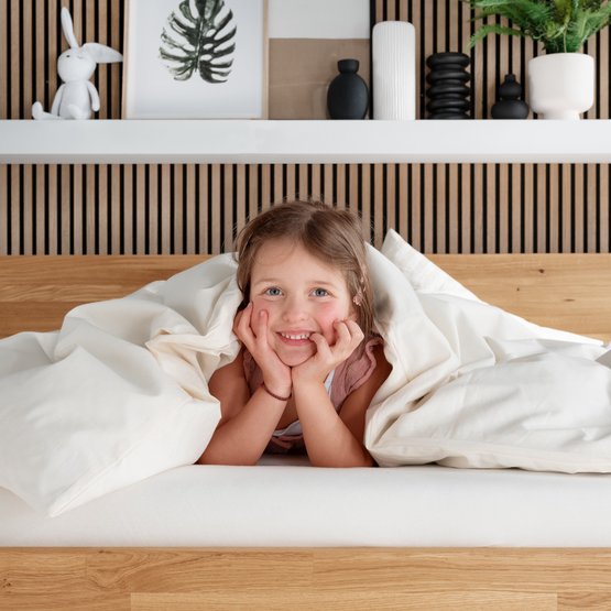 Matelas pour enfants naturels et certifiés sans substances nocives de la marque allnatura
