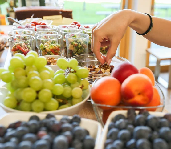 Auswahl an verschiedenen Snacks