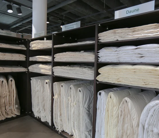 allnatura-Bettdecken im Schlafstudio Stuttgart