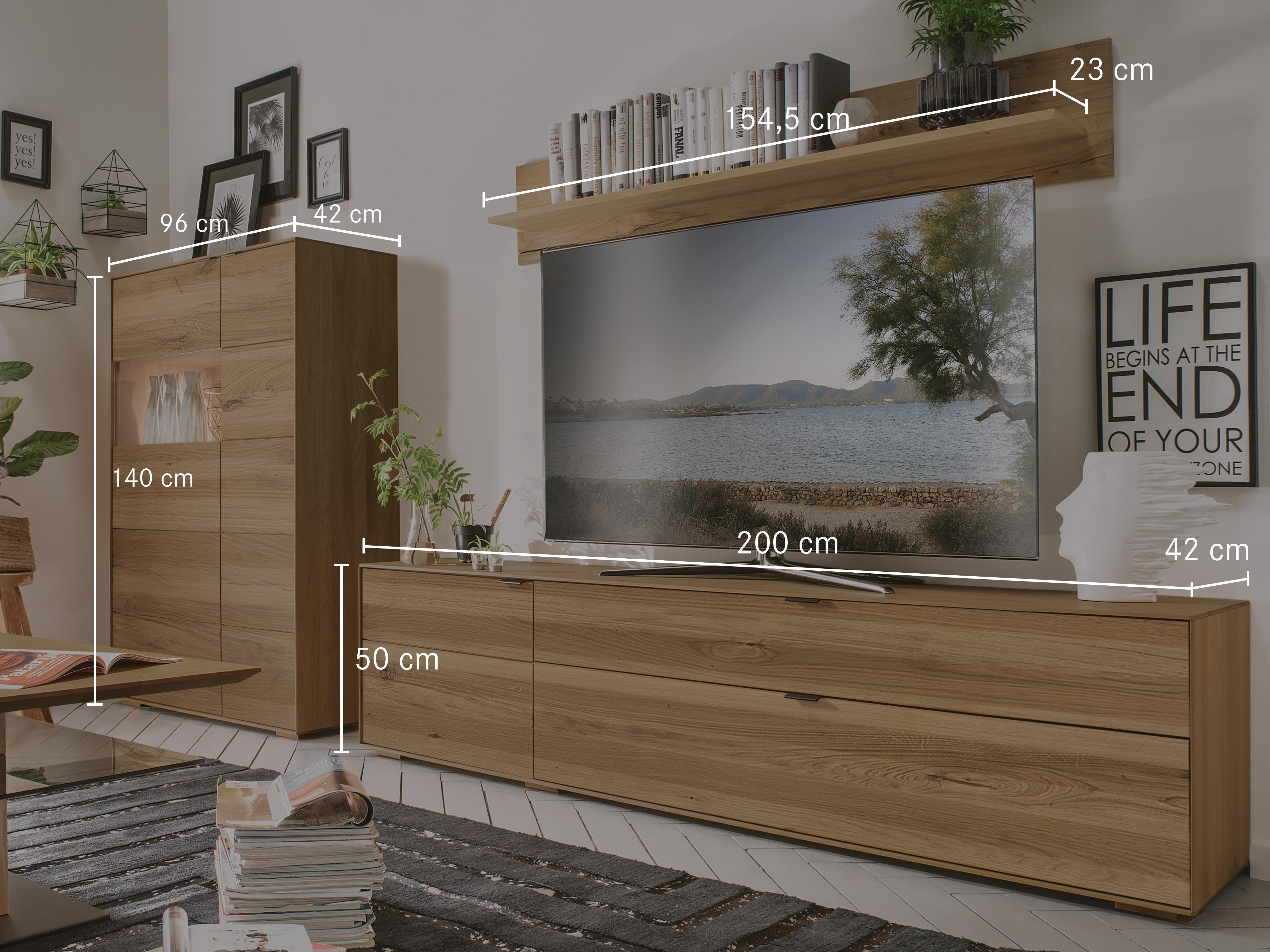 Wohnwand "Senera" - Eindrucksvolle Kombination mit Stil | allnatura