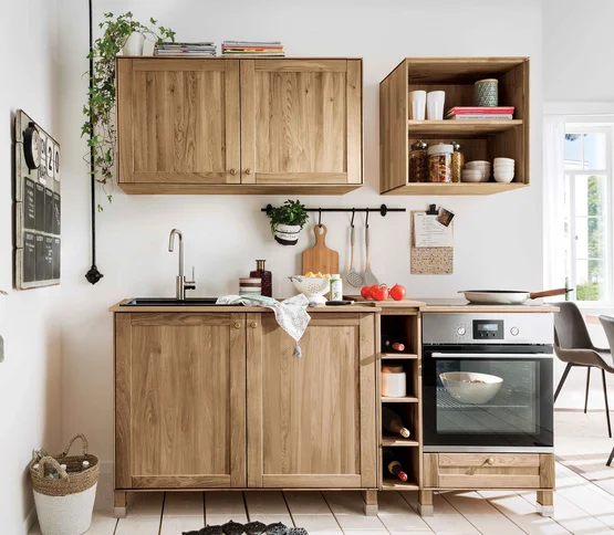 Massief houten keuken Mediterano van allnatura, combinatie-idee 02