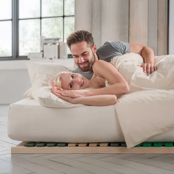 Le confort de couchage dépend du degré de fermeté du matelas.