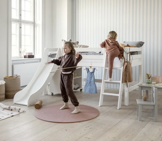 Kinder-Hochbett Ortholino aus Massivholz