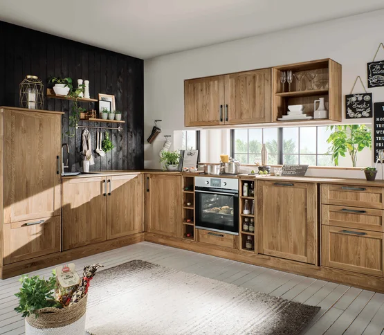 Massief houten keuken Mediterano van allnatura, combinatie-idee 05