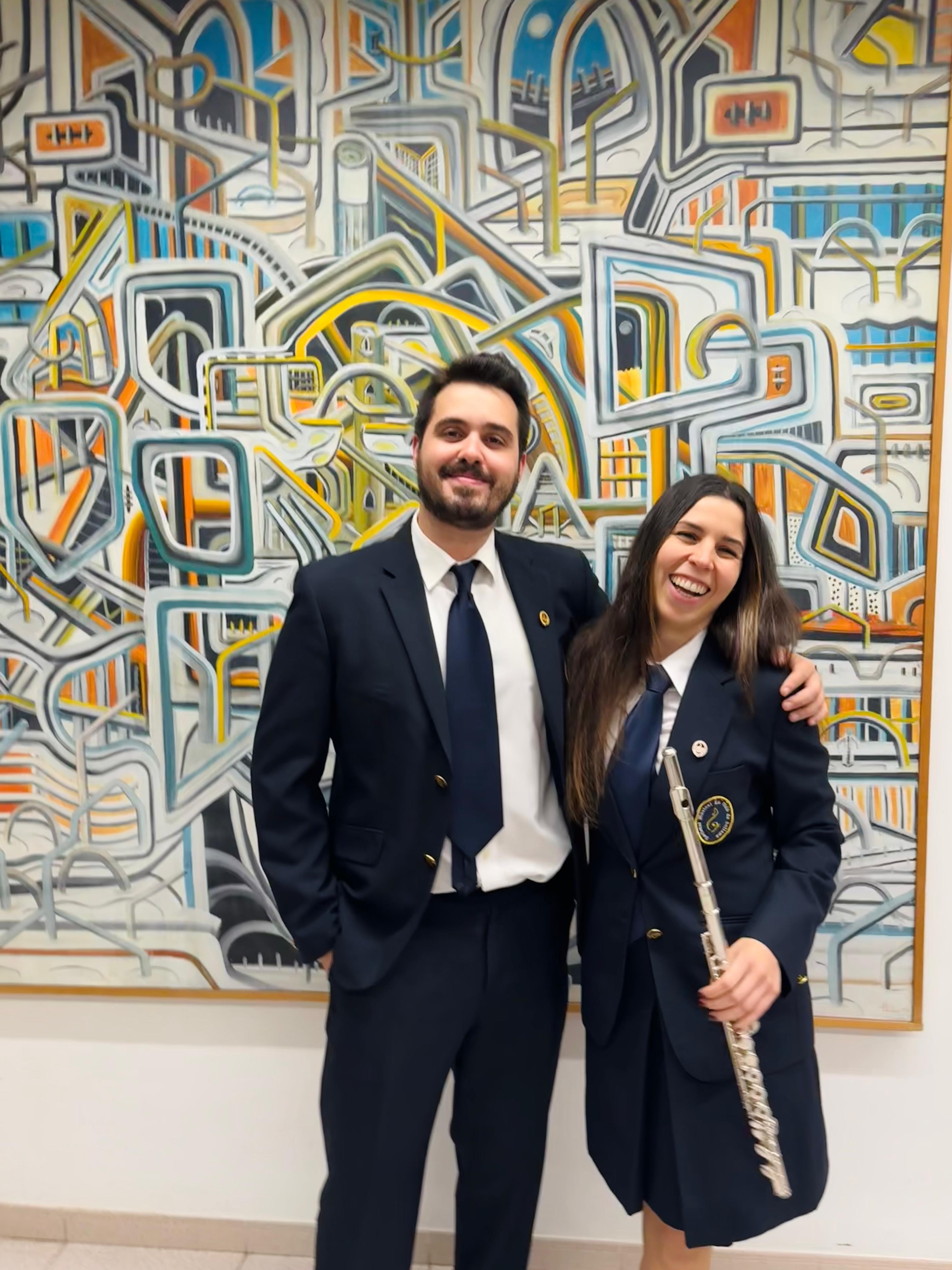 Teo y Andrea, co-fundadores de Band Manager.