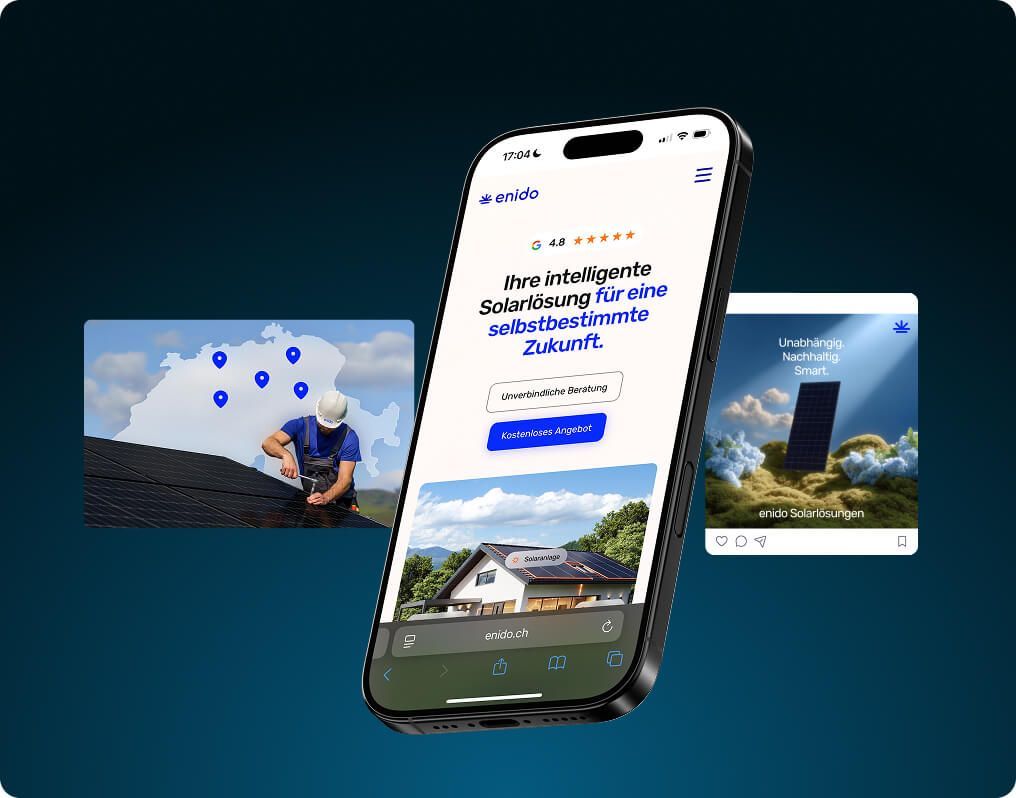 Website von enido
