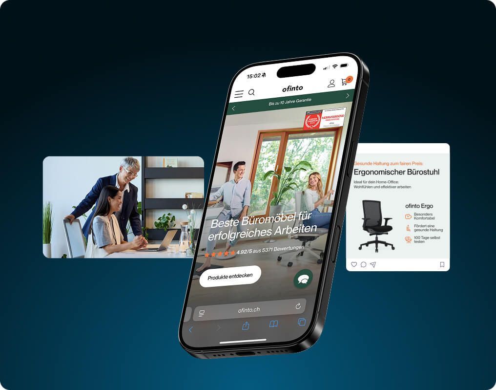 Website von ofinto