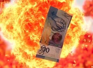 Brennendes Geld