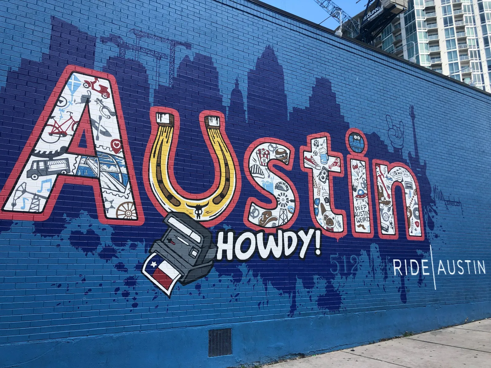 The Austin mural. Howdy.