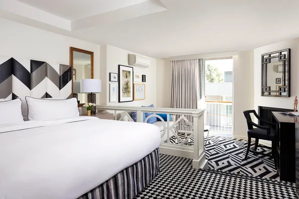 A room at the Chamberlain, West Hollywood.