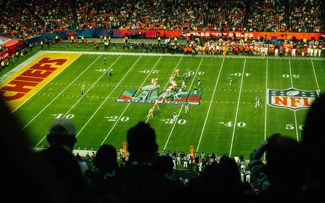 The view from Elite Sports Travel seats at Super Bowl LVII