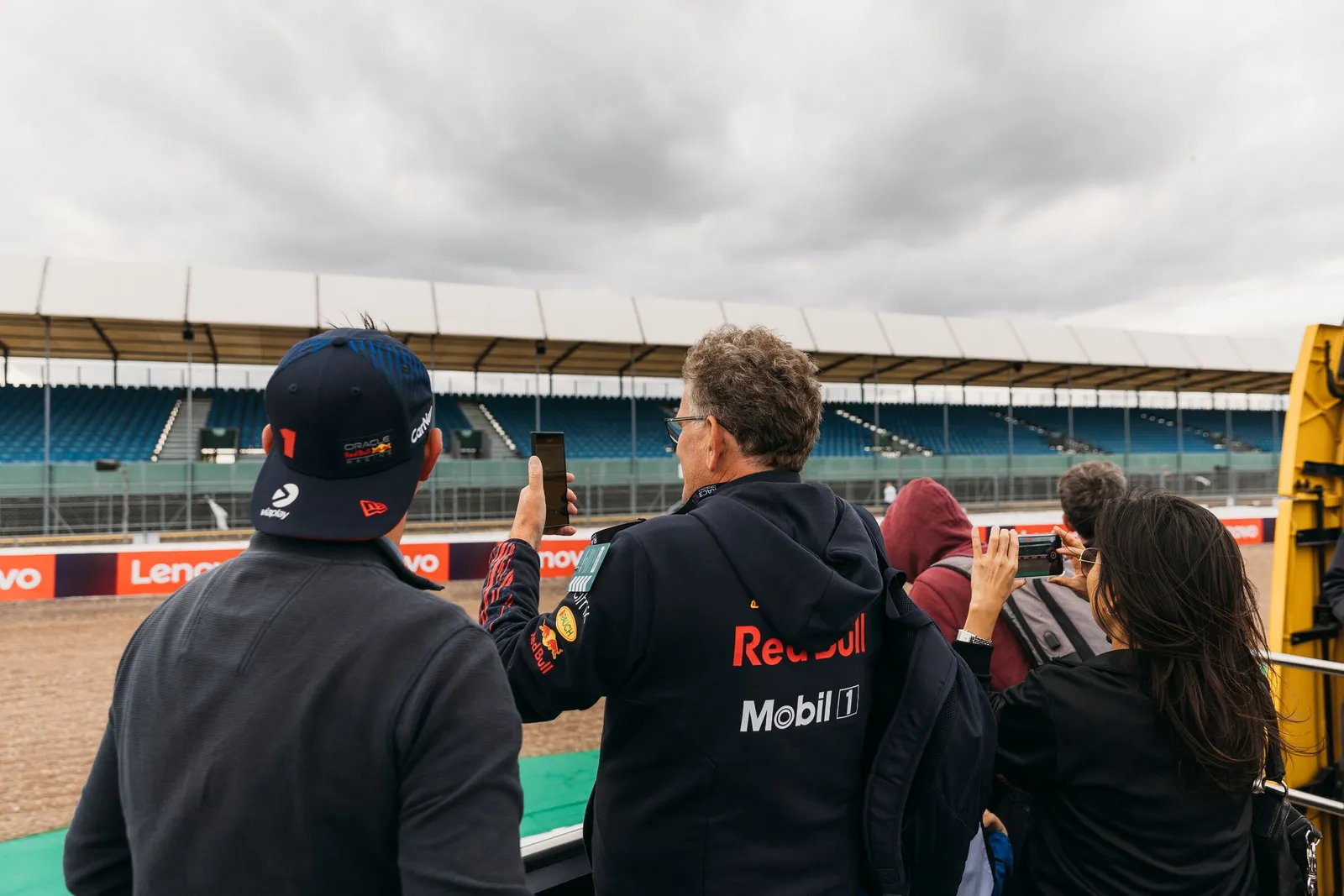 Fans at the fence at Silverstone.