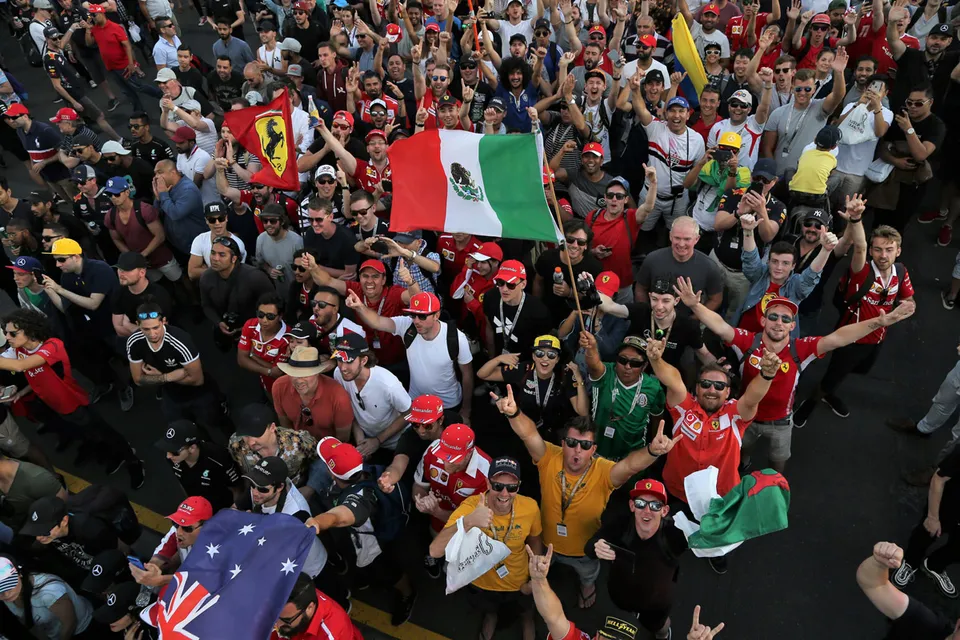 Behind the scenes in the Formula 1 paddock.