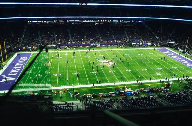 Inside U.S. Bank Stadium before kick off