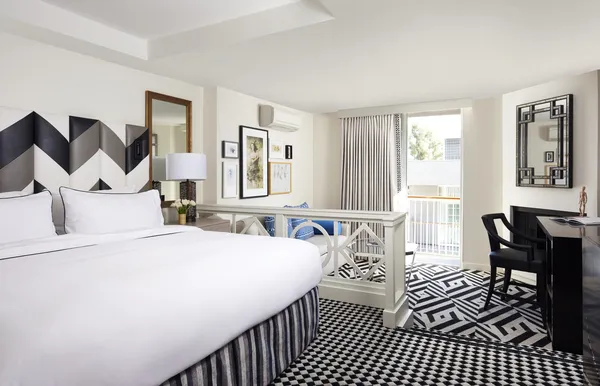 A Deluxe King suite.