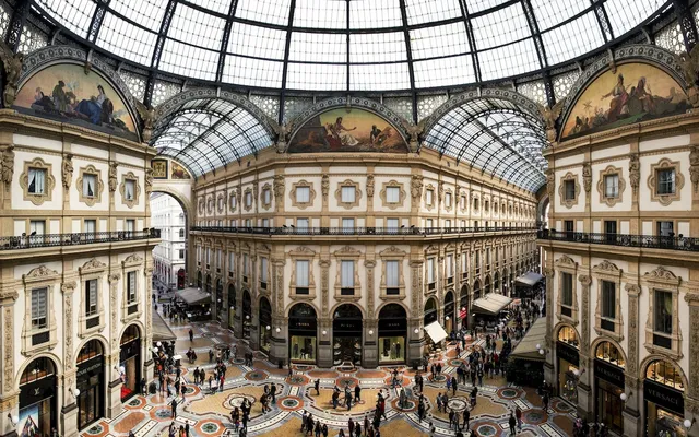 The Galleria Vittorio Emanuele II, Milan.