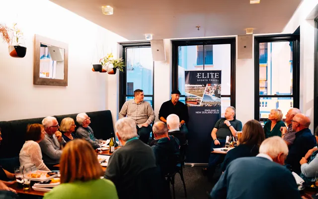 The Elite Sports Travel Test Preview Evening in full swing.