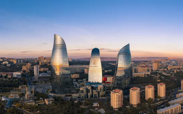 The Flame Towers, Baku.