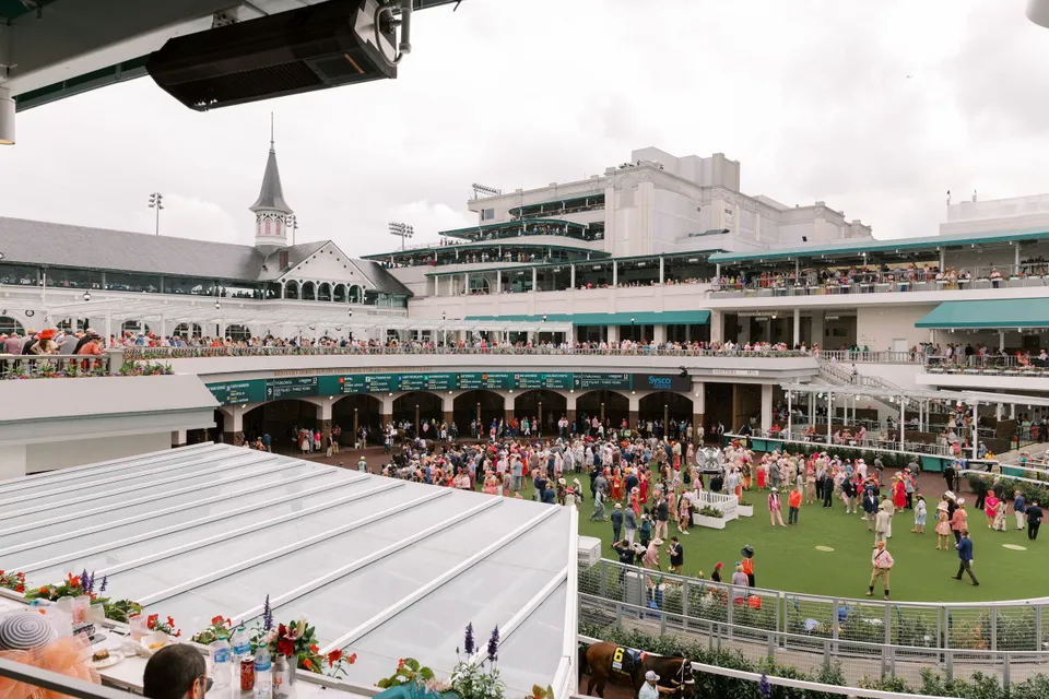 Churchill Downs on Derby day.