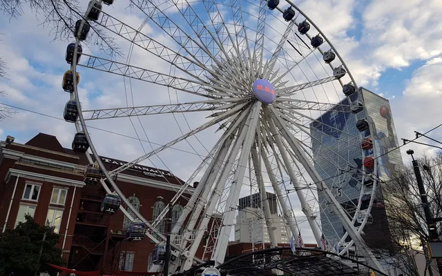 The SkyView wheel, downtown Atlanta.