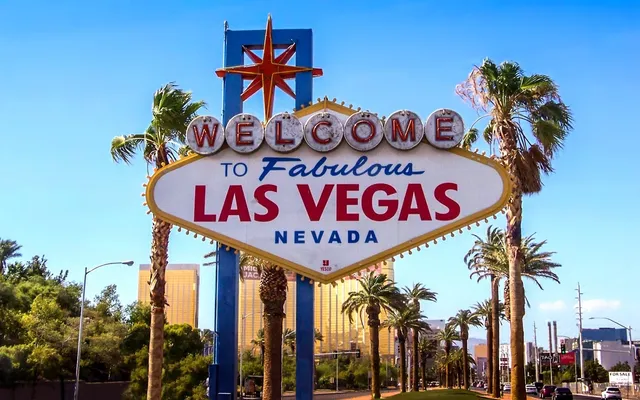 The Welcome to Fabulous Las Vegas sign.