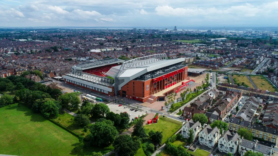 Anfield from the air.
