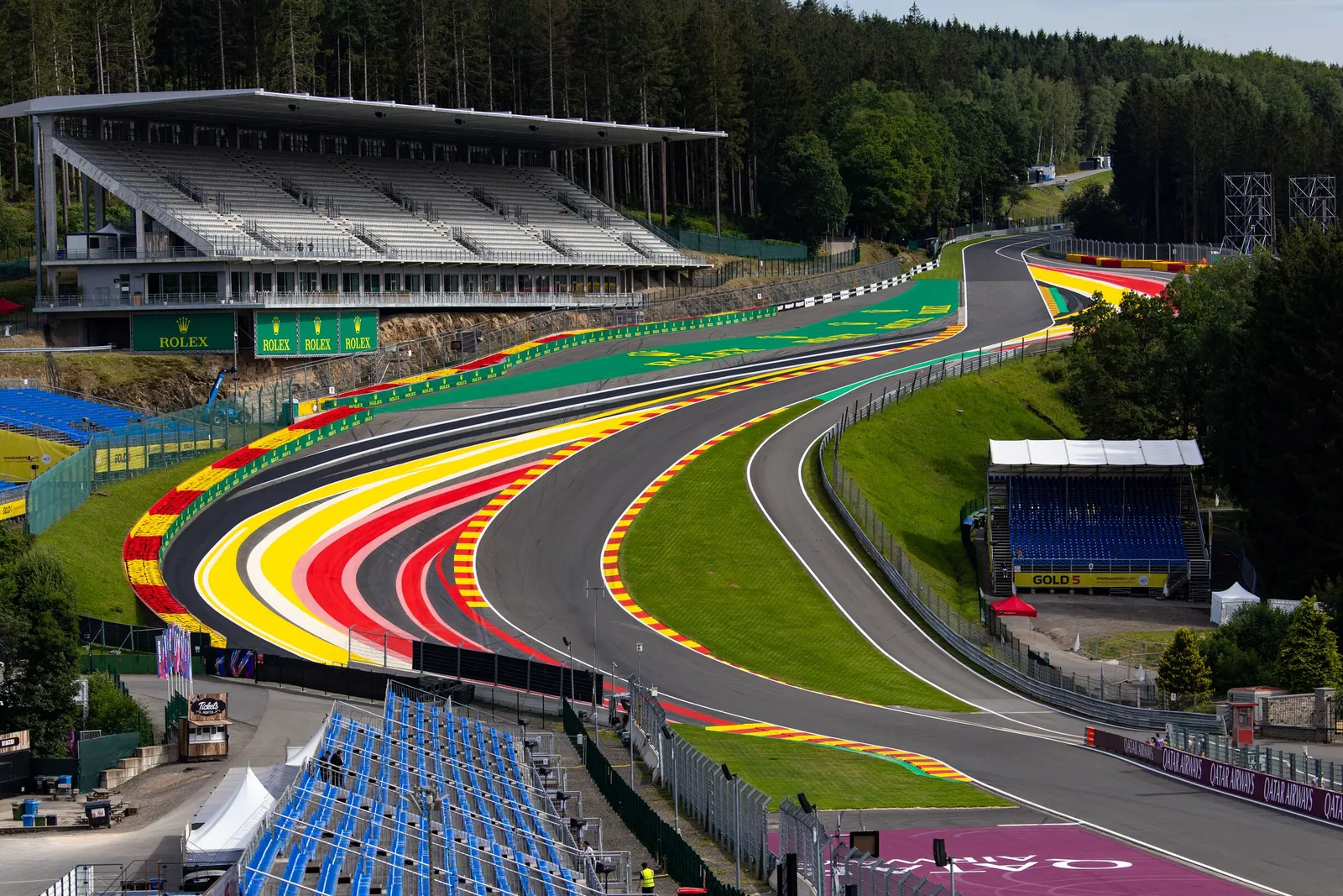 Eau Rouge and Raidillon at Spa-Francorchamps.
