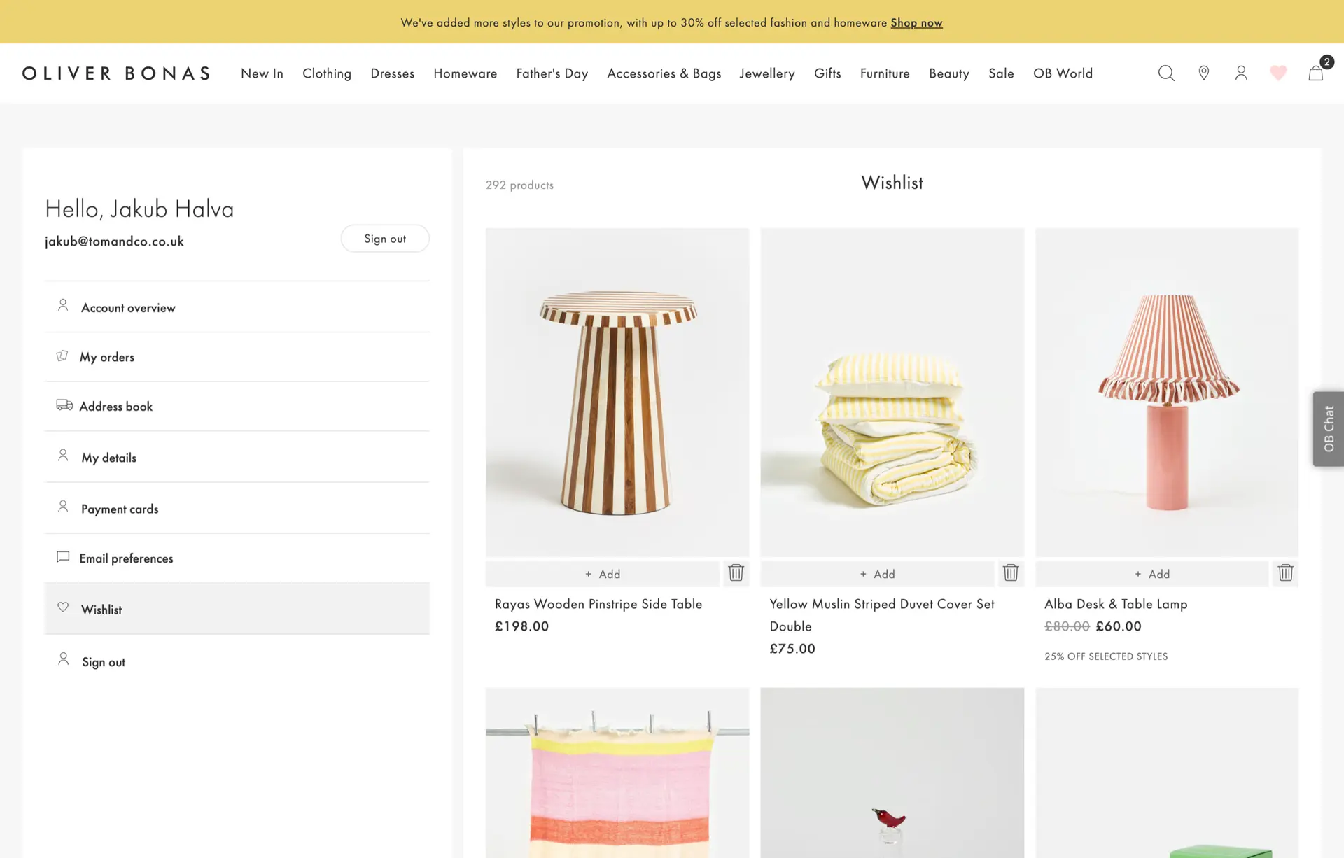 Oliver Bonas — gallery image 1