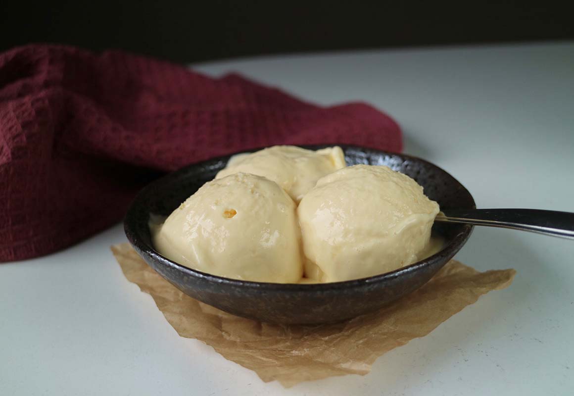 Keto iskrem med vanilje