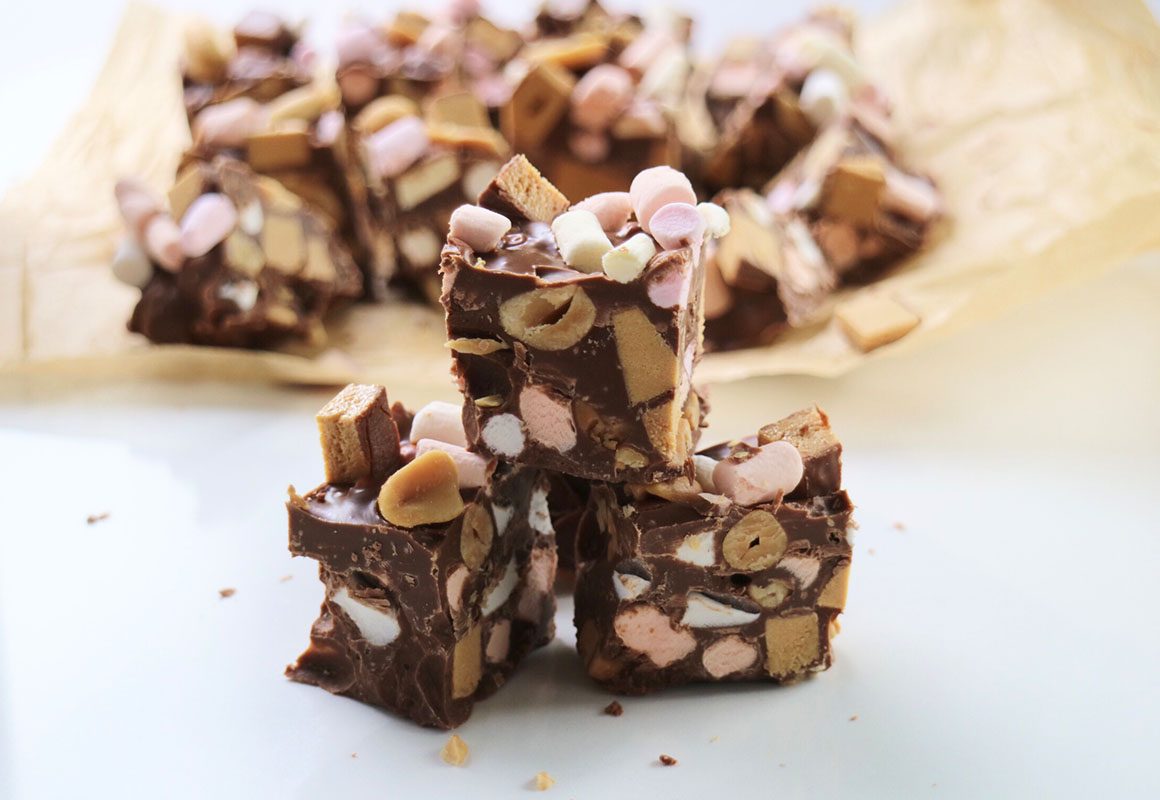 Rocky Road med Smooth Caramel Toffee