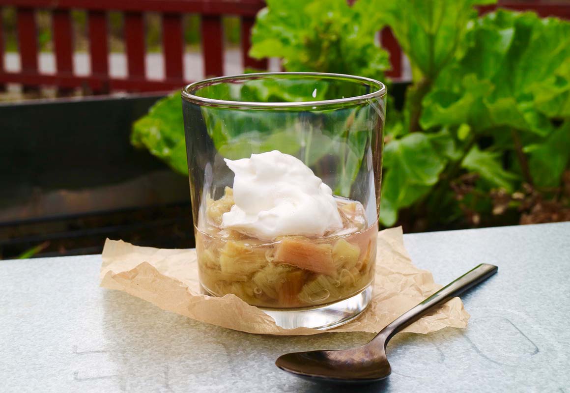 Kalorifattig dessert - Rabarberkompott