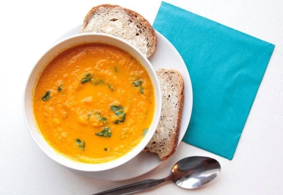 Nyttig recept på morotssoppa med ingefära