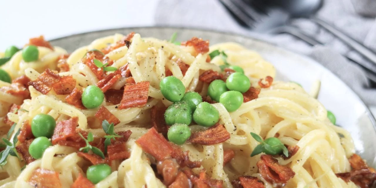 Vegetarisk Pasta Carbonara