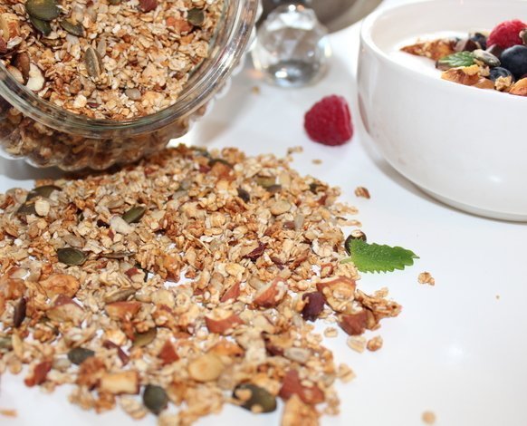 Nyttig Granola med banan