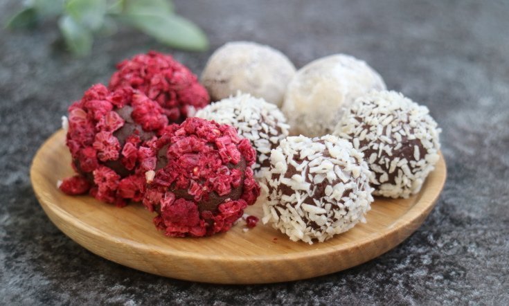 Lågkalori chokladbollar
