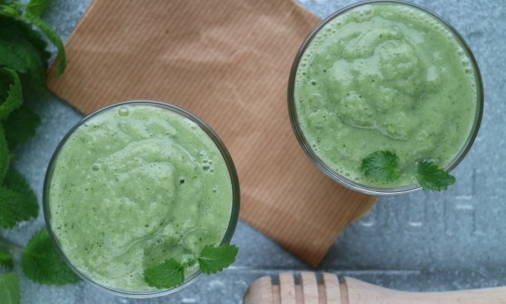 Grønn smoothie med avokado