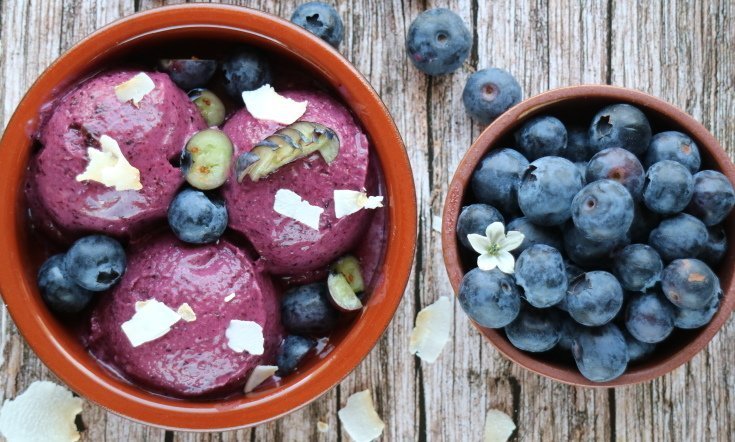Nyttig nicecream med kvarg