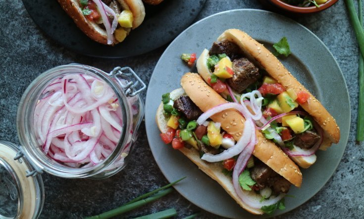Nyttigt recept: Rumpstek i bröd