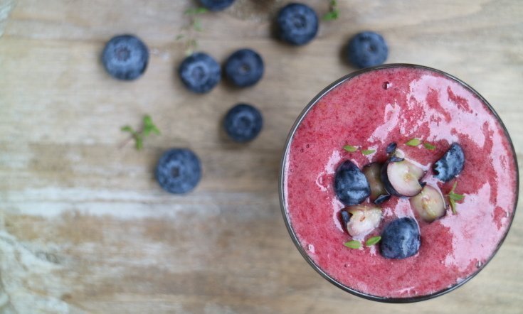 Blåbærsmoothie